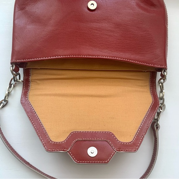 HOBO The Original Small Red Leather Purse/Bag - Picture 10 of 13